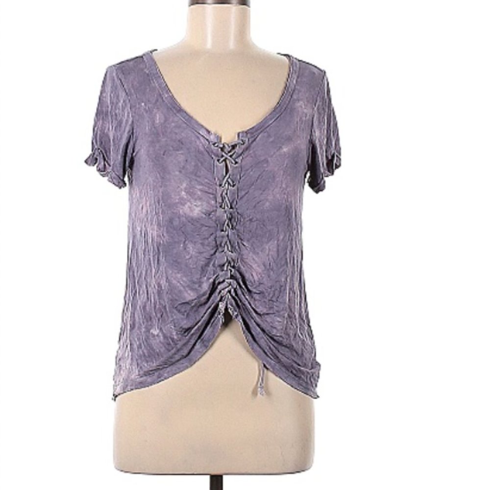 American Eagle Soft & Sexy Front Tie Tee